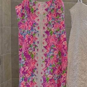 Neon Pink Lilly Pulitzer Shelli dress size 2